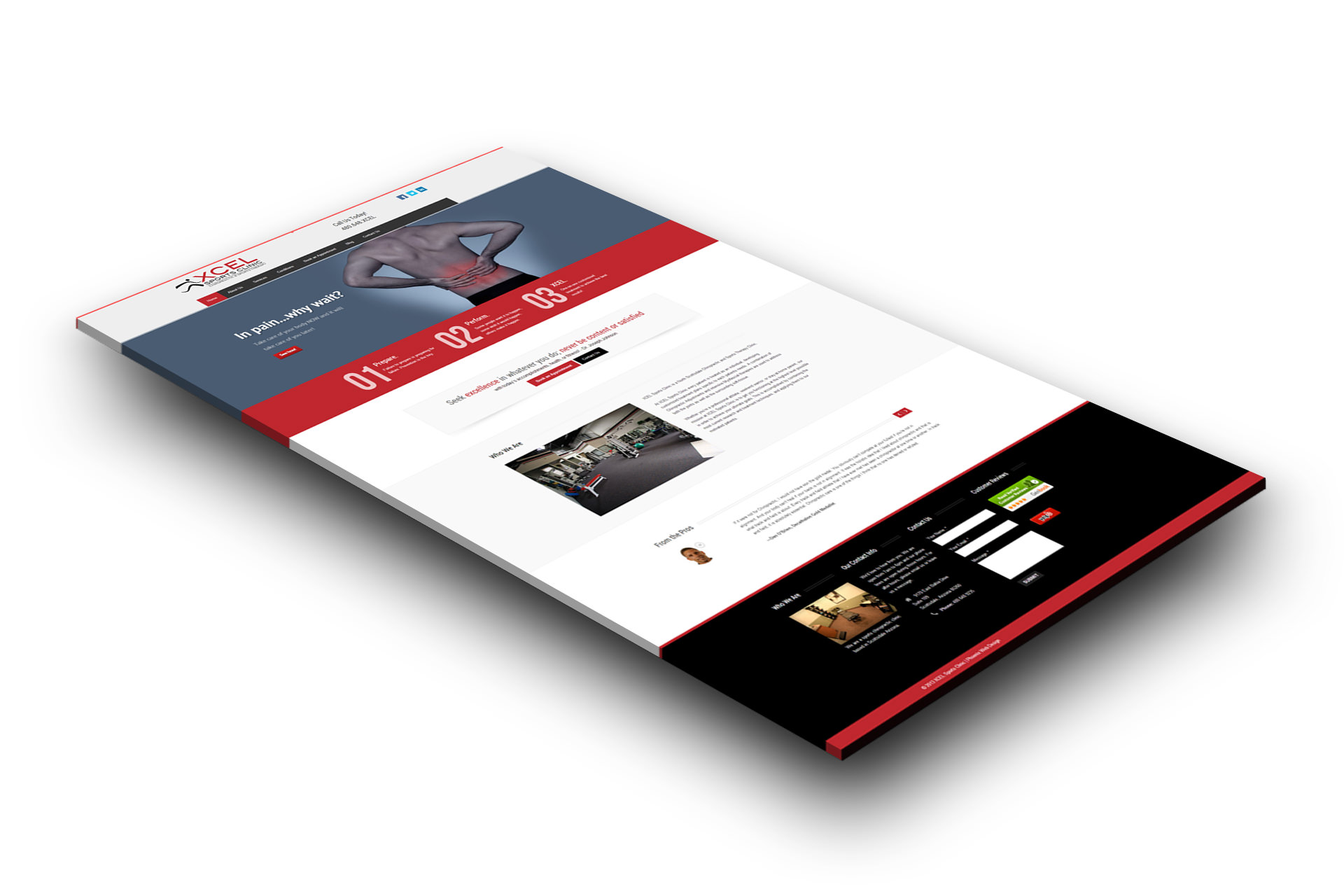 Closeup Website Design Template