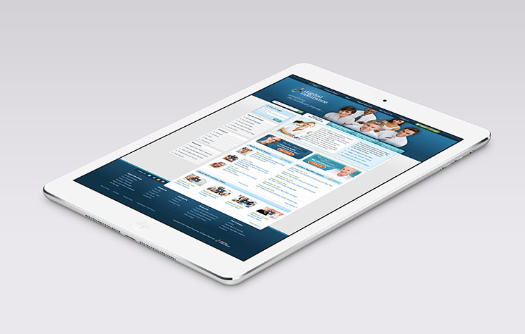 Isometric Ipad Air Silver Mockup Design