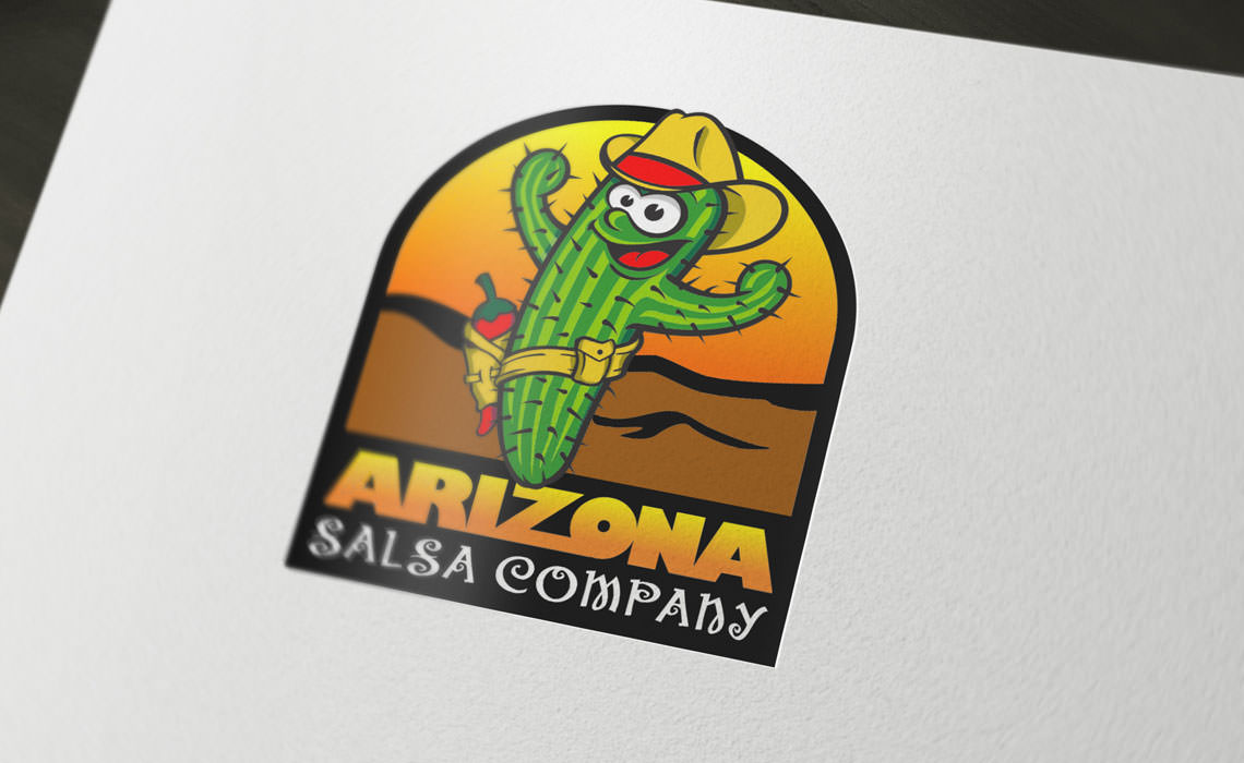 Arizona Salsa Envelope Design