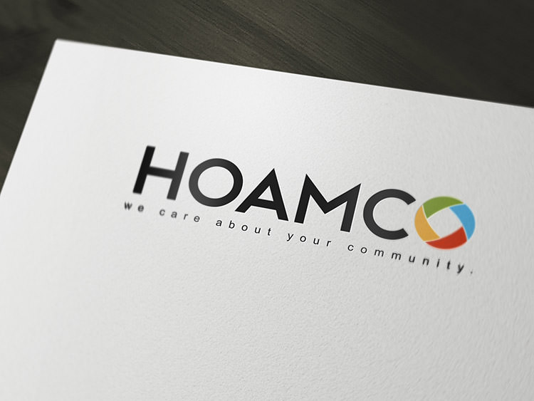 Hoamco's logo on stationary